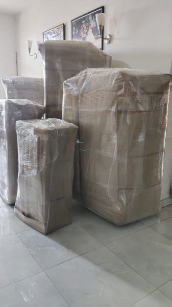 Tall almirah wrapped – packers and movers in Lucknow